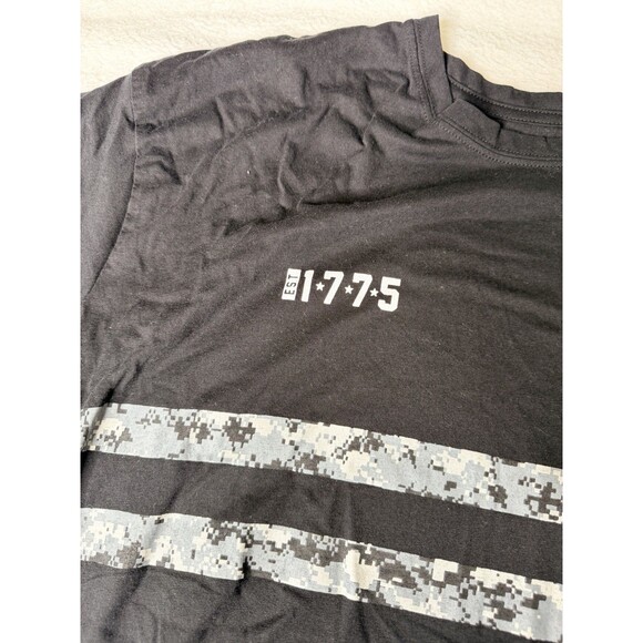 Military US Army digital camo logo mens veteran casual Dk Gray SS T-shirt , 1XL - Picture 4 of 10